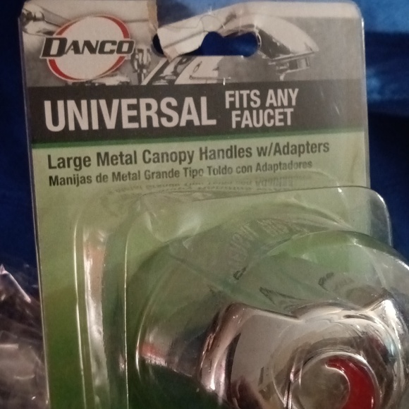 Danco Chrome 2-Handle Knob Bathroom Sink Faucet Handle 2-Pack - Picture 2 of 3